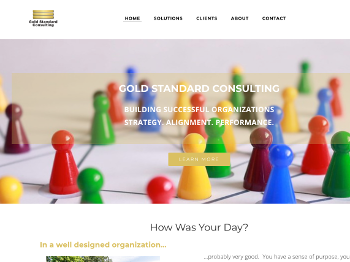 Gold Standard Consulting website